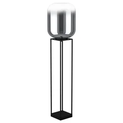 Eglo 39989 - Stojeća lampa BULCIAGO 1xE27/40W/230V zadimljena