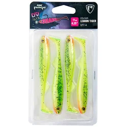 Fox Rage Slick Shad Ultra UV 11cm Lemontiger x 4