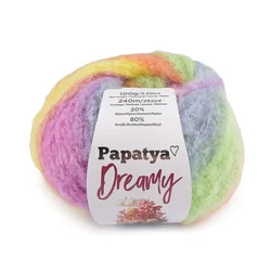Pletena preja Papatya Dreamy 100 g - (05) večbarvna