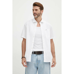 Košulja Guess COLLIN za muškarce, boja: bijela, regular, s klasičnim ovratnikom, M4GH77 WG6Y0
