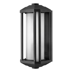 Quintiesse QN-CASTELLE-M-BLK-spoljašnja zidna svetiljka CASTELLE M 1xE27/60W/230V IP44 crna