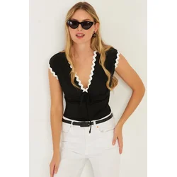 Cool & Sexy Ženska bluza EY2771, Crna