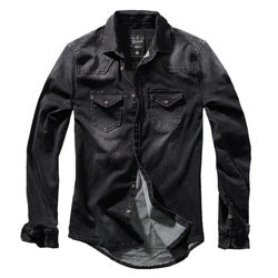 Moška srajca BRANDIT - Riley - Denims - 4020-črna