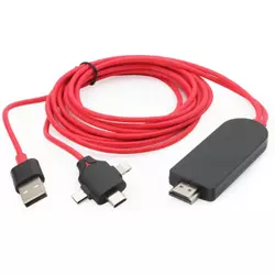 Kabl HDMI na USB type C lightning micro USB 1.5m