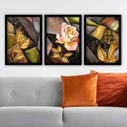 Wallity Set uramljenih slika 3SC141, 3 Dela