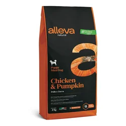 Alleva Natural Suva hrana za štenad velikih rasa, Sa piletinom i bundevom, 2kg