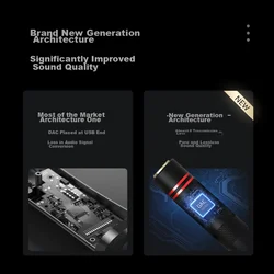 Meilan Adapter za slušalice HiFi 2 Pro, Type C, 3.5mm