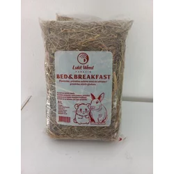 LUKIĆ WOOD, Sitno seno za životinje i sitne glodare Bed&Breakfast, 400g/8l