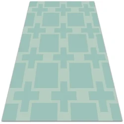 Decormat Vinilna preproga Geometrijski križi 120x180 cm