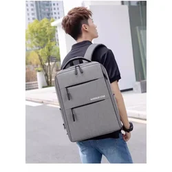 Huili Muški ranac za laptop, 17.3, Sivi