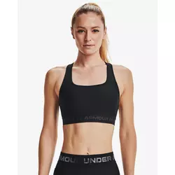 Under Armour CROSSBACK MID BRA, ženski top, crna 1361034