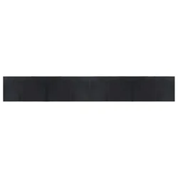 Vidaxl Preproga pravokotna črna 60x400 cm bambus