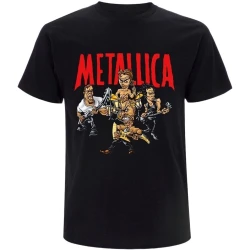 Metallica Majica Load Chavez Cartoon Uni Black 2XL