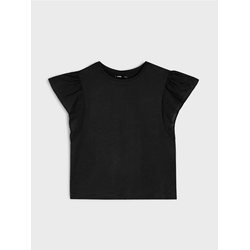 Sinsay - Bluza sa ukrasnim rukavima - crno