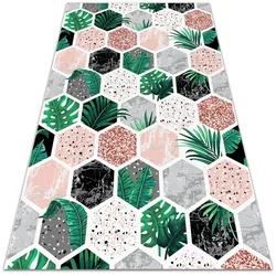 Decormat Podloga pvc Tropski šesterokotniki 100x150 cm