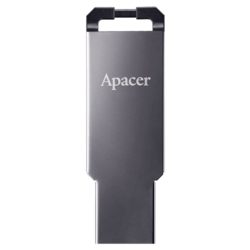 Apacer USB flash pogon, USB 3.0, 32GB, AH360, srebrni, AP32GAH360A-1, s remenom