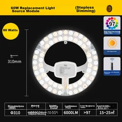 FSL LED modul za plafonsku lampu, 60W, Trobojna