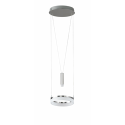 Wofi 6263.02.54.6250 -LED prigušiva viseći luster na sajli JETTE LED/10W/230V + LED/1W