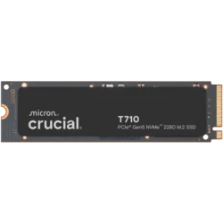 CRUCIAL T710 2TB PCIe Gen5 NVMe M.2 2280 SSD up to 14500 MB/s read and 13800 MB/s write