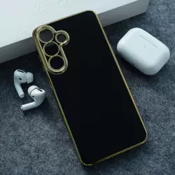 Maska Fresh Electroplated za Samsung S25 FE/ S731B crna