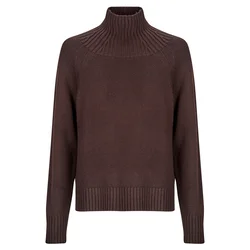 MICHAEL Michael Kors SOLID TNK EASY SWEATER Kostanjeva