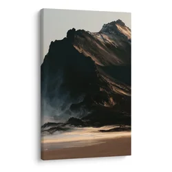 Slika skalnat vrh nad obalo - 60x90
