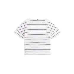 TOMMY HILFIGER Majica CODY črna/bela