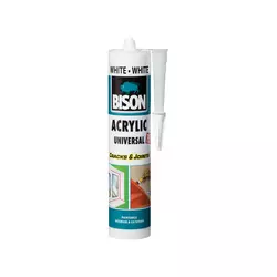 Univerzalno akrilno tesnilo - bela, Bison, 300ml