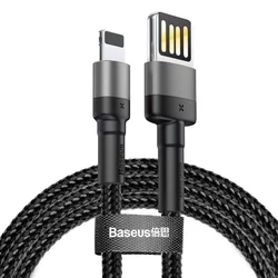 Baseus Kabl USB na Lightning 2,4A - 1 m - Siva / Crna KP25168