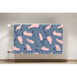 tulup.si Dekoracija za radiatorje Risane mačke 100x60 cm