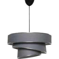 Opviq Luster Couper Anthracite Silver, Metal-pamuk