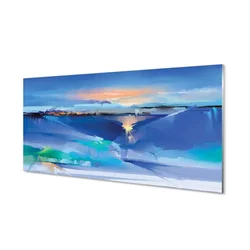 tulup.si Slika na akrilnem steklu Oblaki drevo 100x50 cm 2 obešalnika