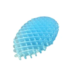 slomart Senzična igrača LEAN TOYS Fidget, modra, prozorna, elastična, 5 cm