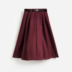 Reserved - LADIES` SKIRT & BELT