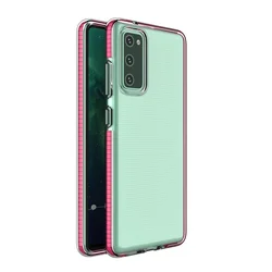 Futrola Spring clear TPU za Samsung Galaxy S21 5G/Galaxy S21 - Roza KP8708