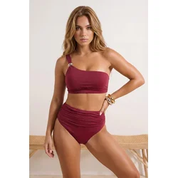 Trendyol Milla Ženski kupaći kostim Tbess26Bt00012, Bordo