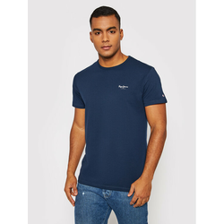 Pepe jeans Majice s kratkimi rokavi ORIGINAL BASIC NOS Modra