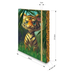 Fascikla sa gumom A4 3D Box Tiger Op*