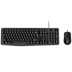 GENIUS KM-170 USB YU crna tastatura+ USB crni miš (TAS01261)