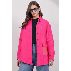 Trend Alacati Stili Ženska jakna Alc-X14986, Roze