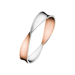 Calvin Klein Ring KJ7SPR200107 Srebrna Bež