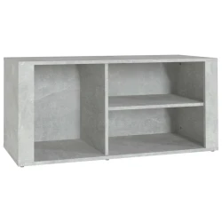 Vidaxl Omarica za čevlje betonsko siva 100x35x45 cm inženirski les