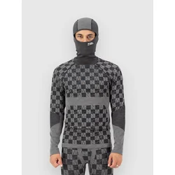 Mons Royale Ascender Merino Hooded Base Layer Top black