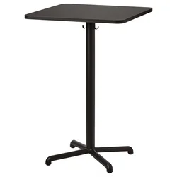 STENSELE Barska miza, antracit/antracit, 70x70 cm