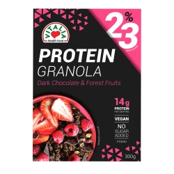 Granola Protein, Crna čokolada, Crveno voće, 300g