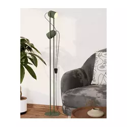 Eglo 44137 - Podna lampa TILSTON 2xE14/8W/230V zelena