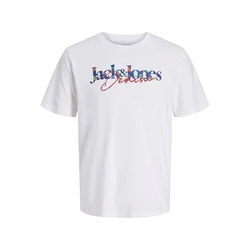 JACK & JONES Majica JJTOM mornarska / rdeča / bela