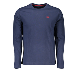 LA MARTINA MEN'S LONG SLEEVE T-SHIRT BLUE