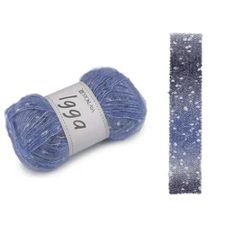 Pletena preja Igga 100 g - (012) modra
