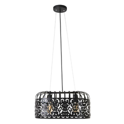 ALESSANDRA Visilica, Mat crna E27 2x60W